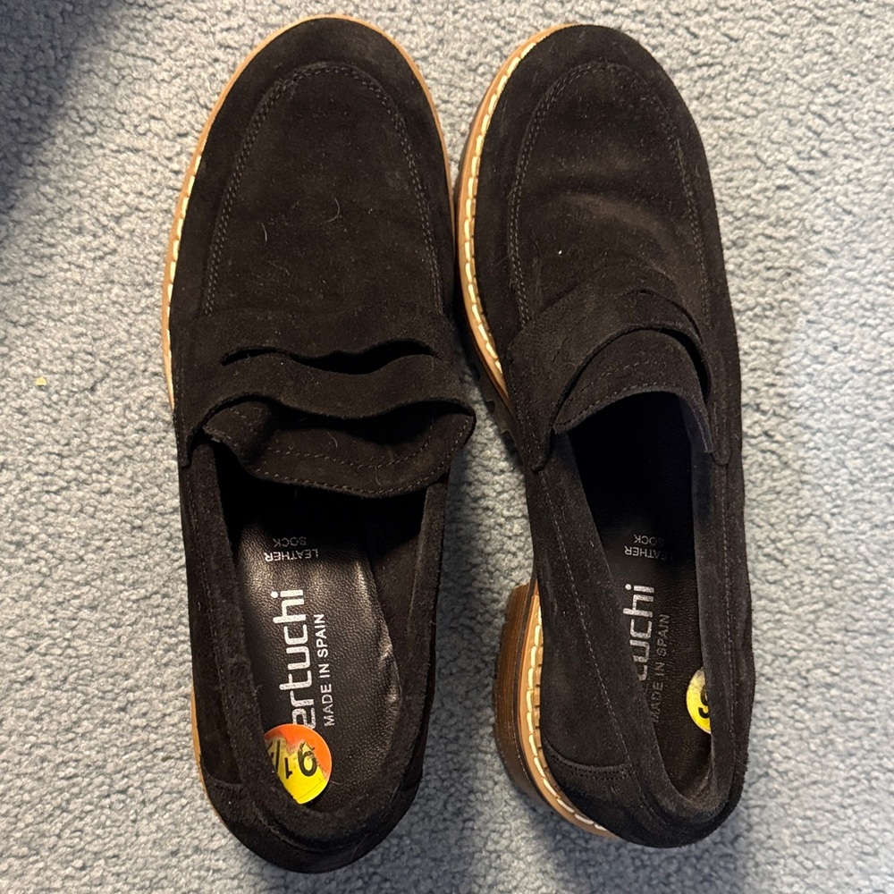 Women’s Black Suede Loafers